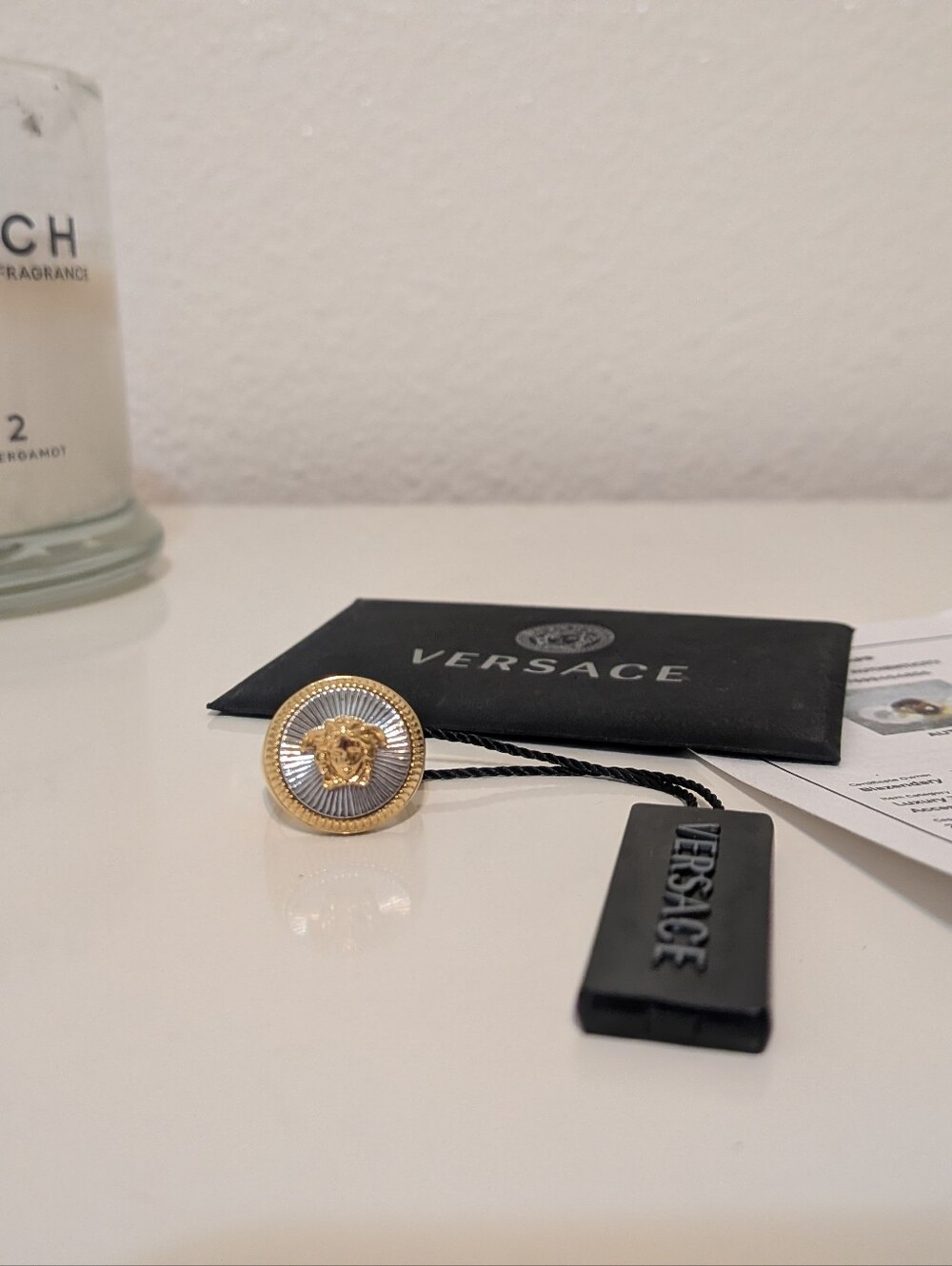 Versace Medusa Ring Nwt 5 - Picture 2 of 5